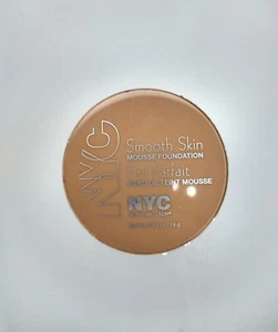 NYC New York Color Smooth Skin Mousse Foundation 702 Natural Rose 0.49 Oz - Picture 1 of 3