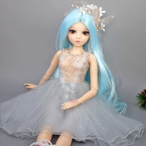 Fashion BJD Doll 1/3 24inch Girl Dolls Changeable Brown Eyes Soft Hair Assembled - Picture 1 of 22
