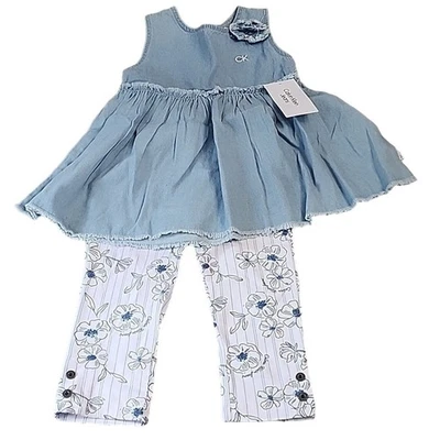 Conjunto de jeans Calvin Klein talla 4, nuevo con etiquetas Foto 1 de 4