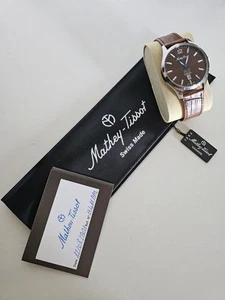 Orologio Mathey Tissot "Urban Leather" quarzo svizzero. - Foto 1 di 5