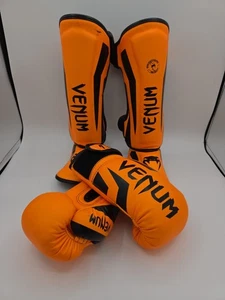Venum parafanghi e guanti da sparring arancioni, Jr. Medium - Foto 1 di 9