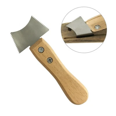 Wood+Stainless Steel Guitar Fret Saw Nuts String Slots Cleaning File Tool - Image 1 of 4