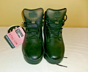 5.11 TACTICAL Boots Men Size 9 Black Lace up Speed  3.0 5" Slip Oil Resistant - Picture 1 of 11