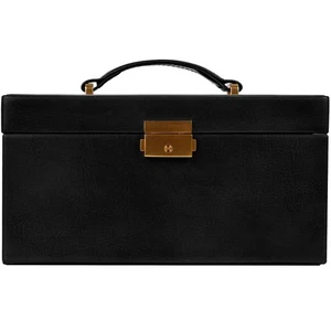 Jewelry Box - Full Grain Leather Jewellery Organizer - Accessories Storage Ke... - Foto 1 di 6