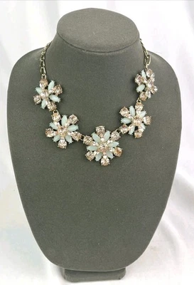 Collar para mujer One Wink ámbar e imitación ópalo - cristal nuevo con etiquetas caída llamativa 8,5" Foto 1 de 4