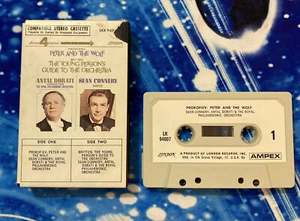 VTG Cassette Paper Insert Profofiev Peter and the Wolf Sean Connery/Dorati - Picture 1 of 6