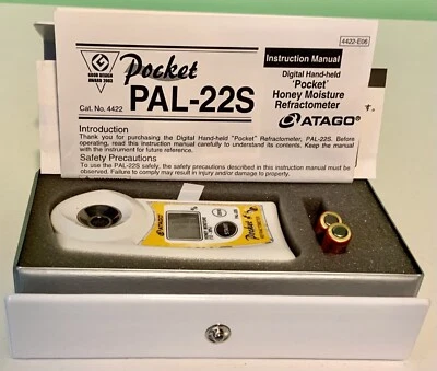 Atago Pocket Refractómetro PAL-22S Miel Humedad Medidor Digital Nuevo Foto 1 de 4