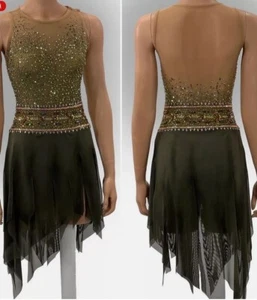 Skating dress - The new figure skating dress is hand-custom sized - Picture 1 of 5