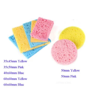 Soldering Iron Cleaning Pads Sponge Tip Sponges Welding Solder Iron Tool 35-60mm - Picture 1 of 14
