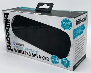 Billboard BB724 Water-Resistant Portable Bluetooth Speaker TWS w/ MP3, Black NIB - Imagen 1 de 10
