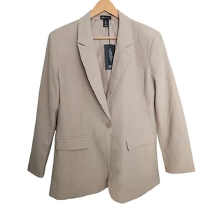 Jones New York Women's Notch Collar Beige Blazer Size L - Picture 1 of 10