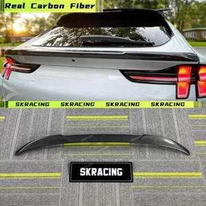 Alerón trasero de fibra de carbono real para Ford Mustang Mach-E SUV 2021-2024 - Imagen 1 de 14