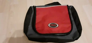 Kosmetiktasche Beauty Case mit Spiegel Schwarz Rot Kulturbeutel Bag Tasche - Bild 1 von 3
