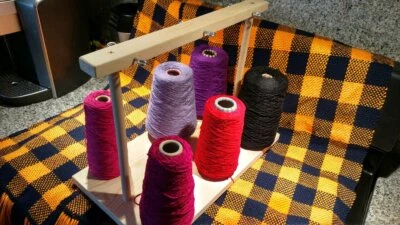  Soporte de 6 cono guía tejido hilo bobina telar deformación barco lanzadera accesorios Foto 1 de 4