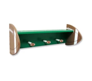 NIB Trend lab football shelf W/ pegs Sports Boys Room Decor Shelve 100339 Wood - Picture 1 of 7