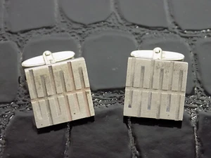 Vintage Art Deco Manchettenknöpfe Silber 835er Antikschmuck Design 20.JHD - Bild 1 von 6