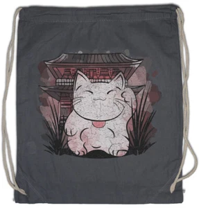 Maneki Neko VIII Turnbeutel Maneki-neko Manekineko Cat Cats Love Addicted - Picture 1 of 1
