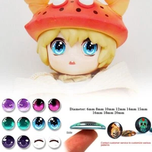 20pcs/10pairs 6mm-20mm Puppet Crystal Eyes Dolls DIY Tools DIY Doll Accessories - Picture 1 of 16