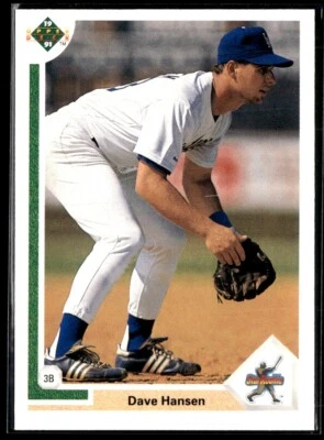 1991 Upper Deck Star Rookie Dave Hansen Los Angeles Dodgers #4 - Image 1 of 2
