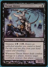 Throat Slitter FOIL Betrayers of Kamigawa HEAVILY PLD CARD (ID# 120255) ABUGames