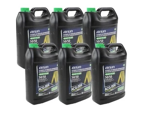 Aisin 6 Gallons Green Premixed 50/50 Engine Coolant Antifreeze 6 x 1 Gal - Picture 1 of 1