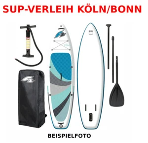 SUP BOARD Verleih BONN - MIETEN - URLAUB ab 3Tage aufblasbar Stand Up Paddling  - Bild 1 von 1