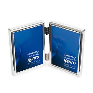 Kenro Symphony Classic Series Polished Silver Plated Picture Photo Frame