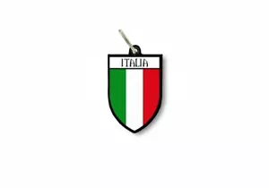 Schlüsselanhänger Schlüsselanhänger Ring Flagge nationales Souvenirschild Italien Italien - Bild 1 von 1