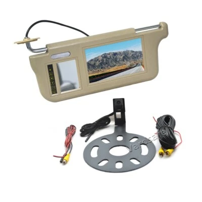 Driver Side Sun Visor Rear View Mirror Monitor Reverse Camera for Jeep Wrangler - Image 1 of 4