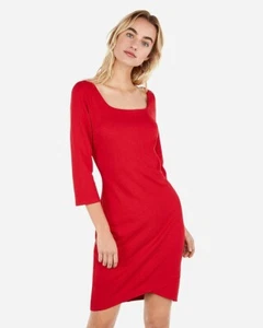 Vestido Express Jacquard Cuello Cuadrado Vaina Nuevo con Etiquetas XS $79.90 - Imagen 1 de 4
