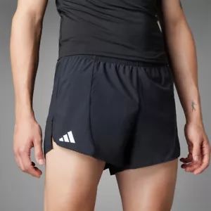 adidas Adizero Essentials Mens Running Shorts Black Aeroready - Picture 1 of 9