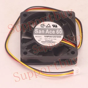 New 109P0612S7D05 12V 0.15A 6015 For SANYO Cooling Fan Free Shipping - Picture 1 of 3