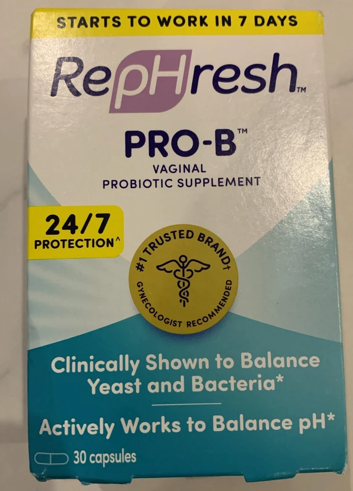 Suplemento femenino probiótico RepHresh Pro-B, 30 unidades (1/2027) Foto 1 de 4
