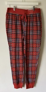 Wondershop Womens Pajama Pants Red Plaid Soft Flannel Lounge Sleep Medium - Picture 1 of 12