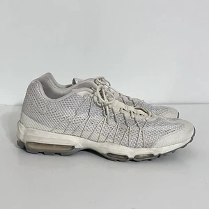Size 15 - Nike Air Max 95 Ultra Jacquard Sail Pure Platinum Mens Sneakers Shoes - Picture 1 of 10