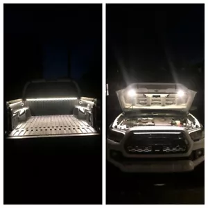 Toyota Tacoma 2005 - 2024.......... Kit de luz LED para cama y debajo del capó - Imagen 1 de 8