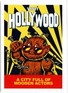 Topps 2023 Garbage Pail Kids Go on Vacation Travel Sticker #4 Hollywood GPK - Picture 1 of 2