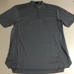 McDonalds Employee Shirt Mens Medium 1/4 Zip Short Sleeve Work Uniform - Picture 1 of 8