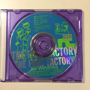 The Font Factory for Windows Disk 1994 - Picture 1 of 2
