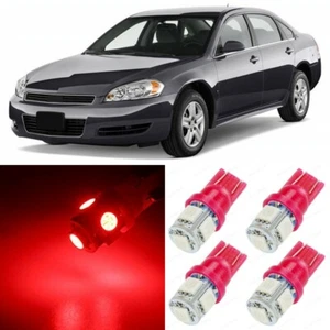 15 x RED Interior LED Lights Package For 2006 - 2013 Chevy Chevrolet Impala - Bild 1 von 8