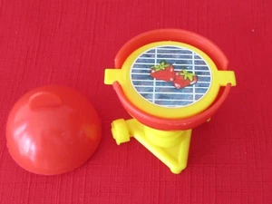 Gazebo Barbecue Barbecue Barbecue Vintage Anni 80 Fragola Shortcake Berry Happy Home - Foto 1 di 4