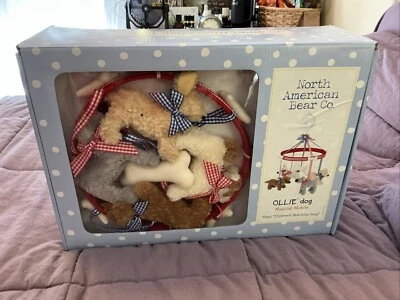 Vintage North American Bear Co. NEW OLLIE Dog Musical Mobile Children’s Marching - Изображение 1 из 2