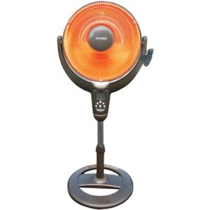 Optimus H-4501 14" Oscillating Pedestal Dish Heater (h4501)