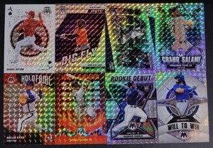 2022 Panini Mosaic Baseball MOSAIC INSERT PRIZMS with Rookies You Pick the Card