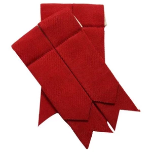 Scottish Kilt Schlauchblitze uni rot/kilt Sockenblitze/kiltblitze rot - Bild 1 von 1