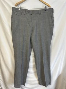 Black Brown 1826 Gray 100% Wool Dress Pants Size 38x30 New. - Picture 1 of 20