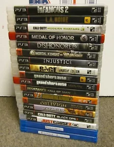 18 PlayStation 3 PS3 Spiele LA Noire Resistance unerforscht Call of Duty Rage J10 - Bild 1 von 1