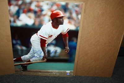 CINCINNATI REDS JOE MORGAN SIGNED 16X20 PHOTO BIG RED MACHINE HOF 1990 JSA WIT - Image 1 of 2