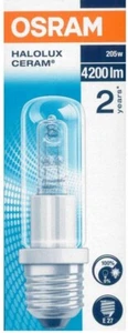 OSRAM 64404 Halogen Halolux Ceram E27 205W warmweiß OVP EEK G (Spektrum A bis G) - Bild 1 von 5