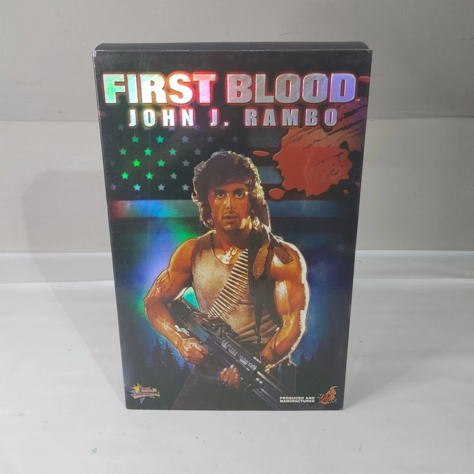 Figura de acción First Blood Movie Masterpiece Hot Toys John J. Rambo Foto 1 de 3